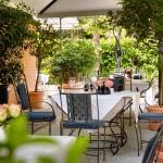 Der Garten des Restaurant Zum Bubergut Salzburg