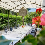 Der Garten des Restaurant Zum Bubergut Salzburg